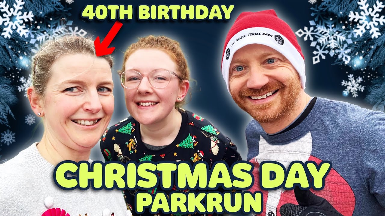 Рождественский забег Parkrun – это ЧУДЕСНО! (40-летие Кейли)