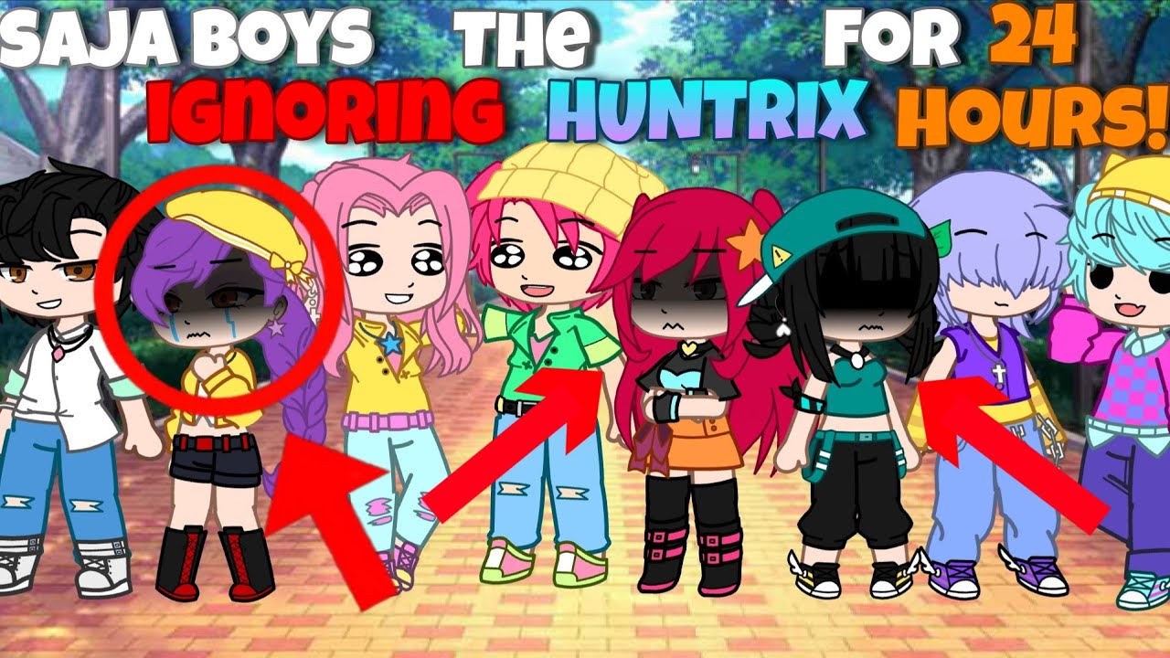 Saja Boys ИГНОРИРУЮТ Хантрикс уже 24 ЧАСА! | Kpop Demon Hunters | Gacha Club
