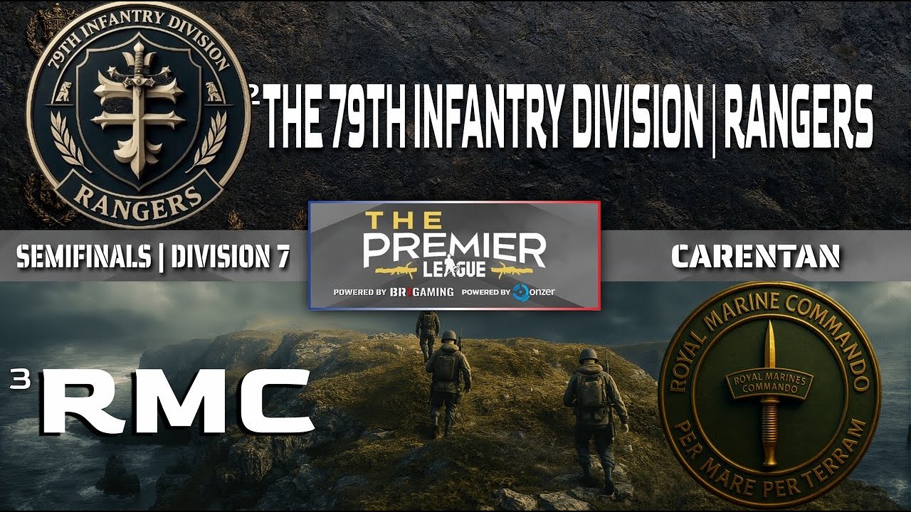 Hell Let Loose - 79th vs RMC -  The Premier League - Carentan  - Canal Crossing - Console HLL