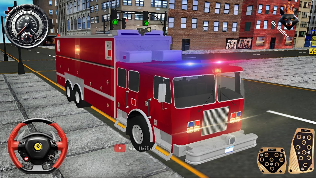112 Emergency Firefighter Simulator | Fire Truck Sam Siren Song Rescue | Android Gameplay FHD