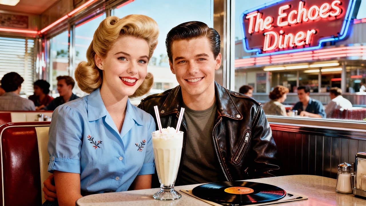 Echoes Diner 🍒🎙️ Doo-Wop 60s Nostalgia  Full Vintage Mix