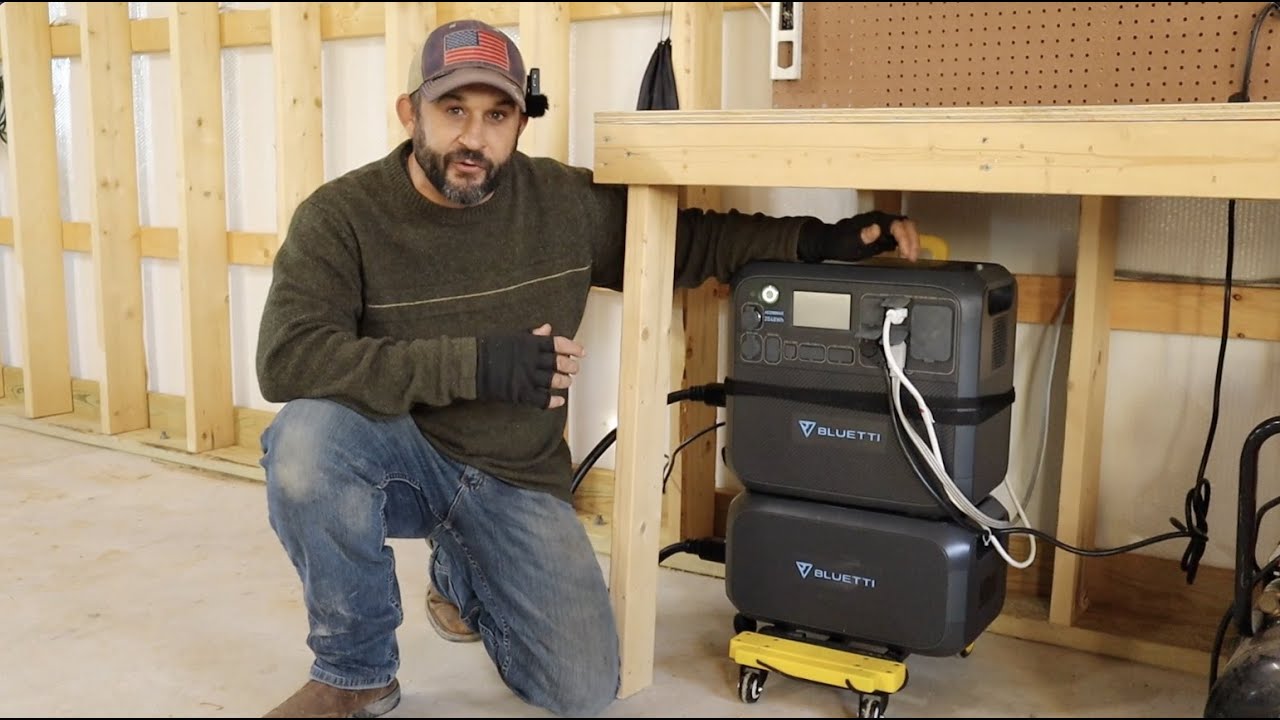 Our New Solar Powered Workshop!  The Bluetti AC200 Max Makes It Possible!