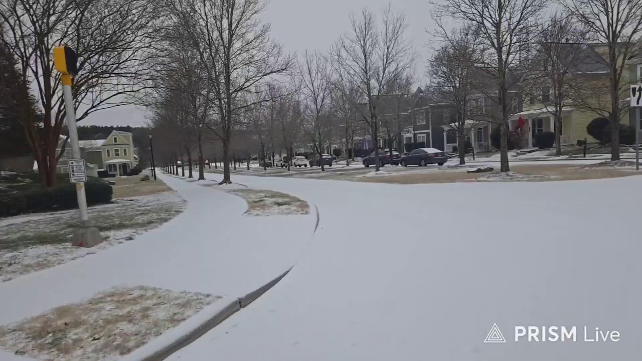 Winter Storm in North Carolina.