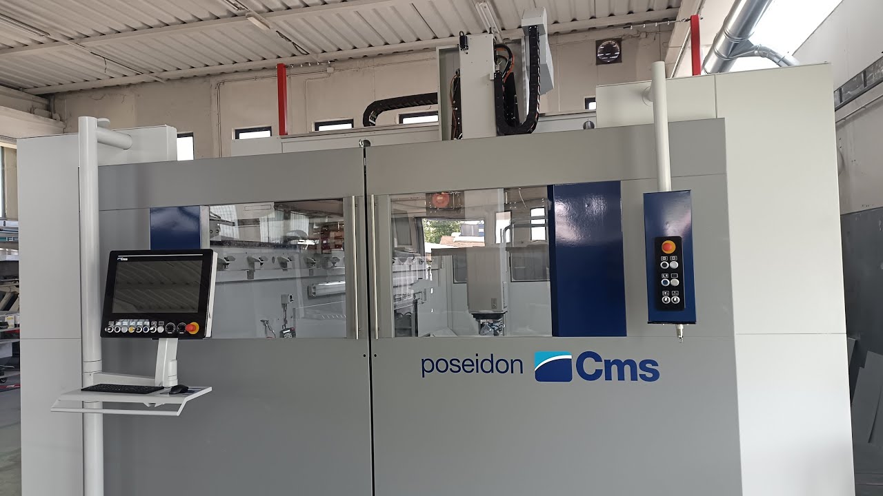 Installing CNC 5-axis POSEIDON 2650 machining center
