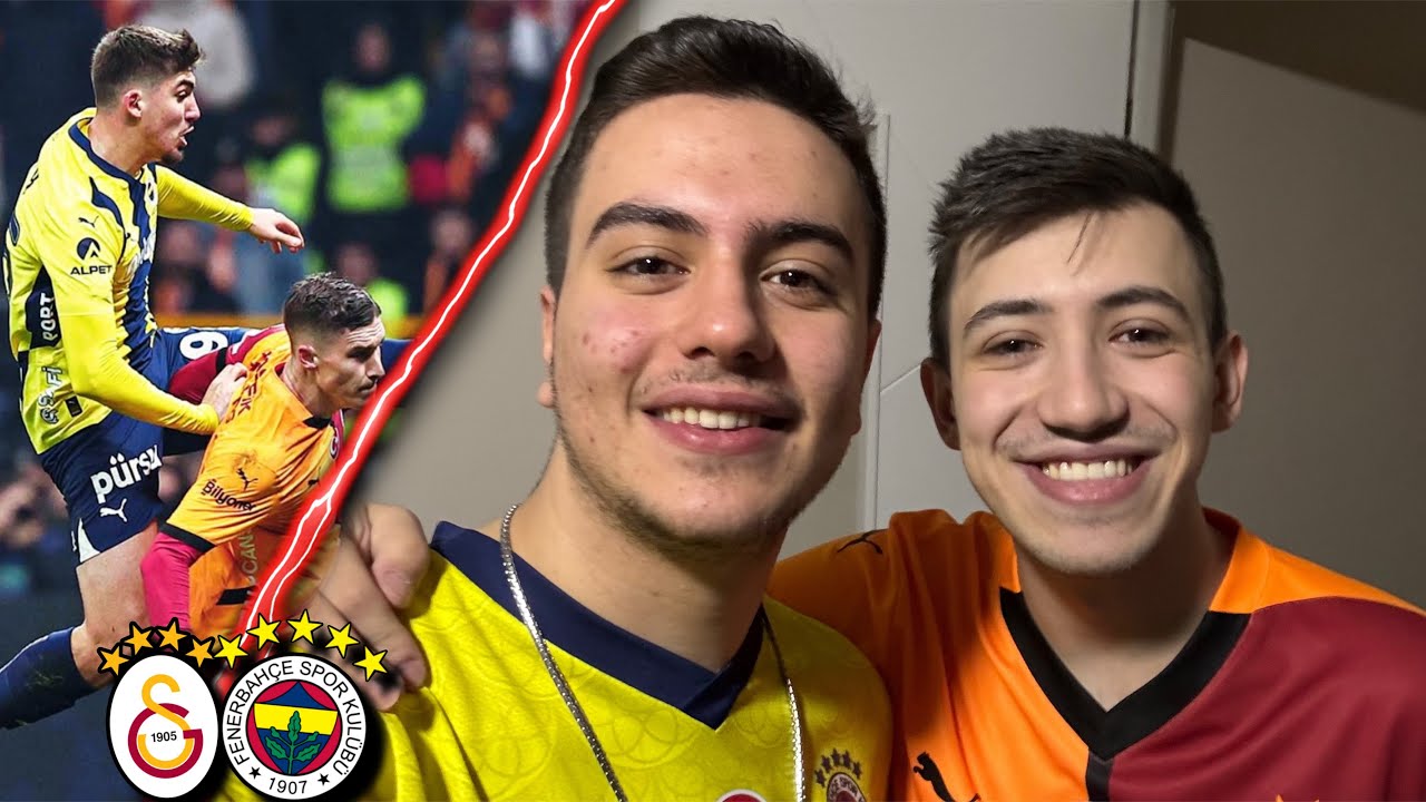 ÜNLÜ YOUTUBER'IN EVİNDE DERBİYİ SEYRETTİK! | Galatasaray 0-0 Fenerbahçe  @Halilcann