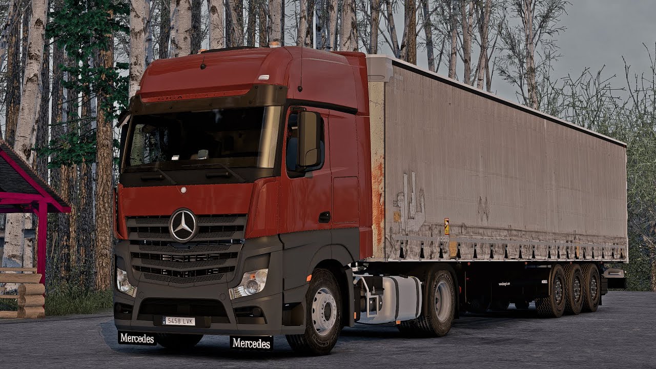 ETS2 1.49 I Mercedes Actros MP4 I Sibir Map I Chelyabinsk - Bogdanovich