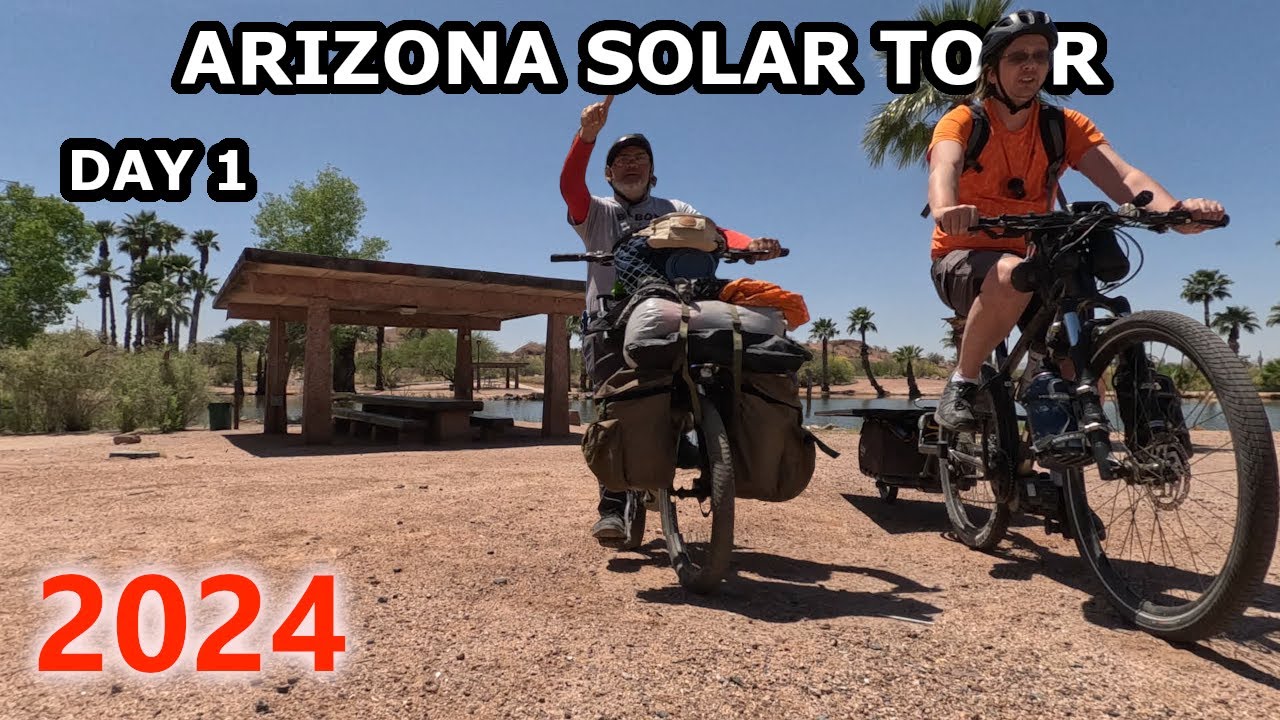 Arizona 🌵 Solar Electric Bike Tour 2024 Day 1