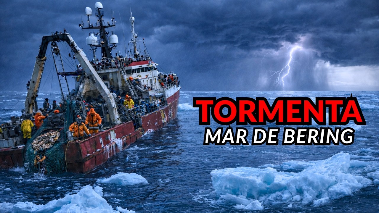 Pescadores enfrentan la PEOR tormenta jamás registrada en el MAR DE BERING
