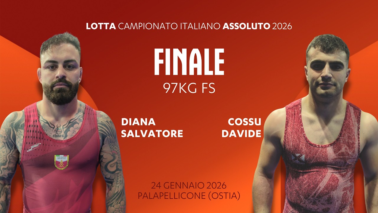 🤼‍♂️ Lotta Assoluti 2026 👉 DIANA vs COSSU 🏆 finale 97kgFS