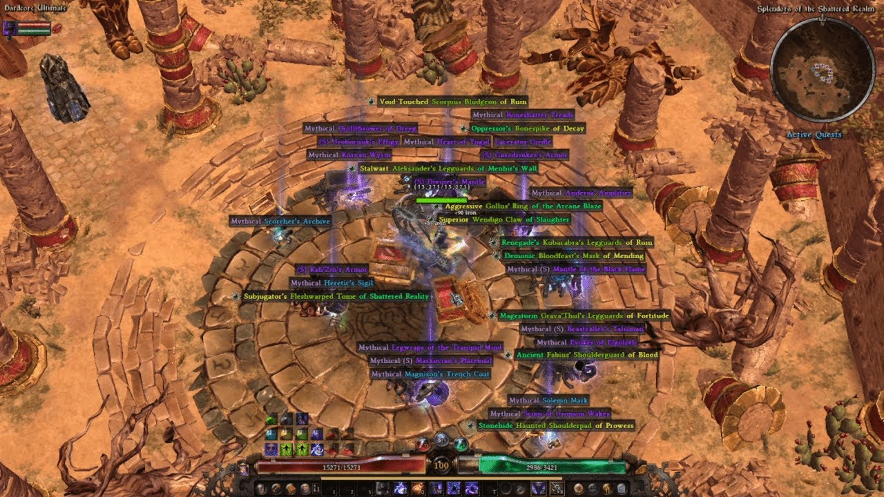 HARDCORE Ultimate SR 65-66 VS Acid Shadow Strike PURE Nightblade (Grim Dawn)