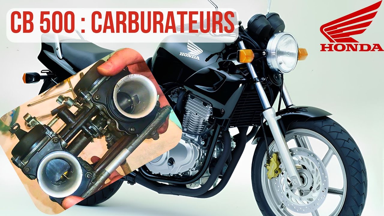 Honda CB 500 PC32 : Nettoyage du carburateur 🧽