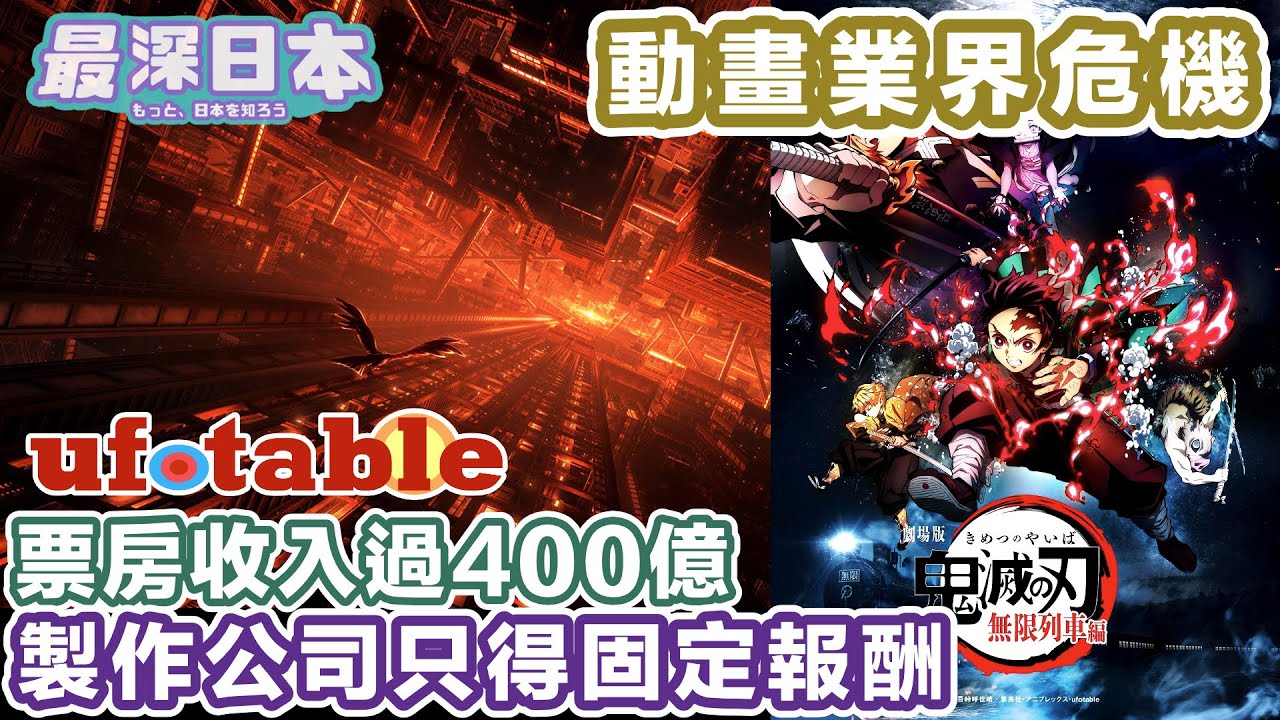 【最深日本】鬼滅之刃原作者分紅極少問題 | 「製作委員會」點樣分錢？由《鬼滅之刃》400億票房睇ufotable點樣打破剝削傳統 【浮世論】
