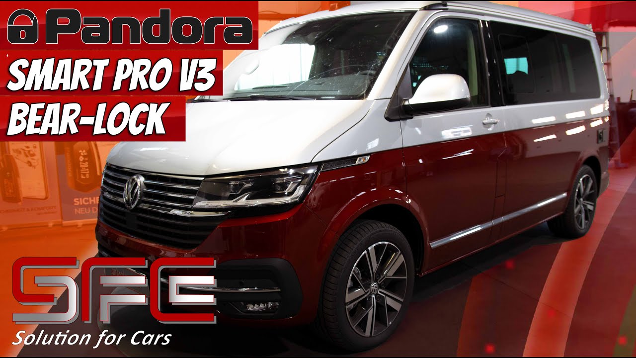 Alarmanlage VW T6.1 - Pandora Smart Pro V3 + Bear-Lock