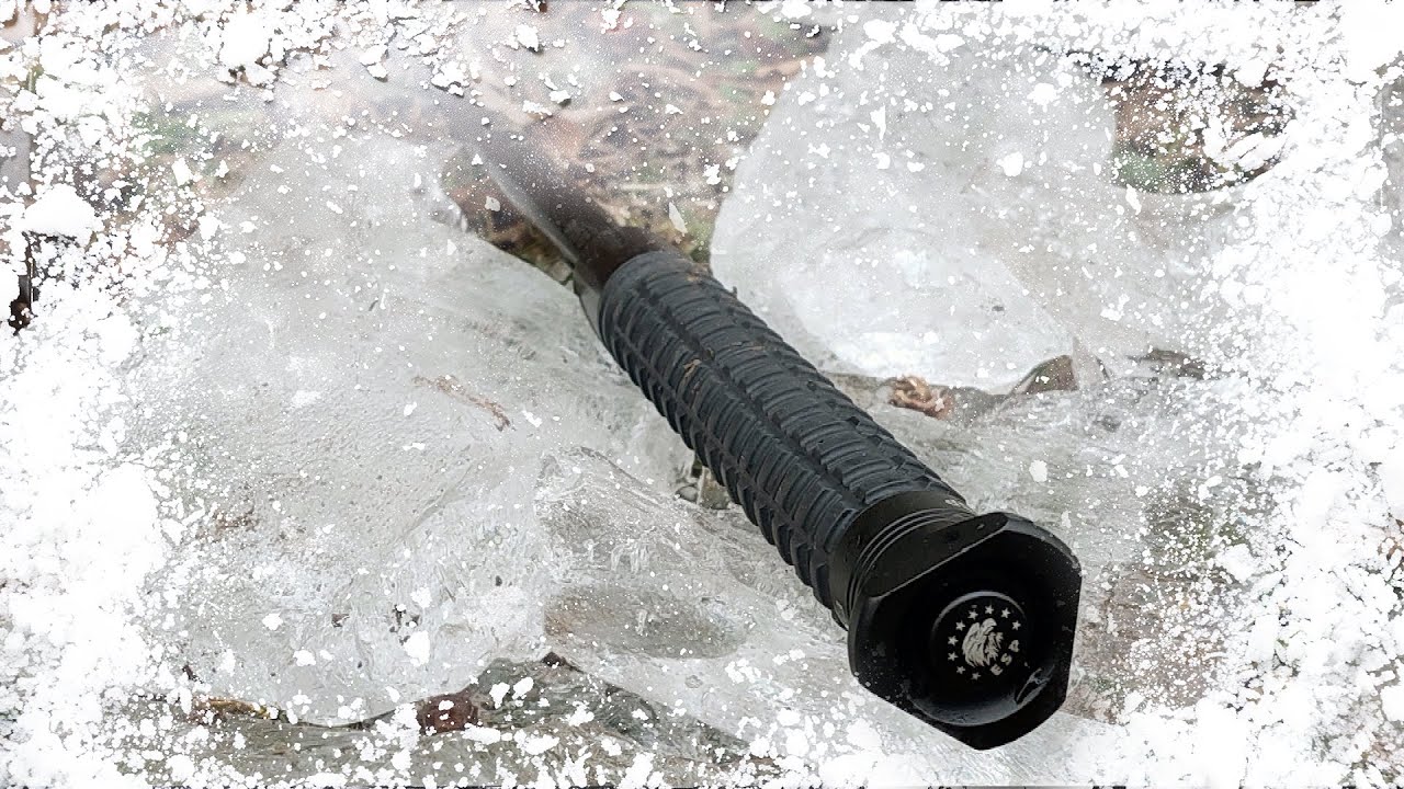 Ice Test of ESP Easy Lock Expandable Baton