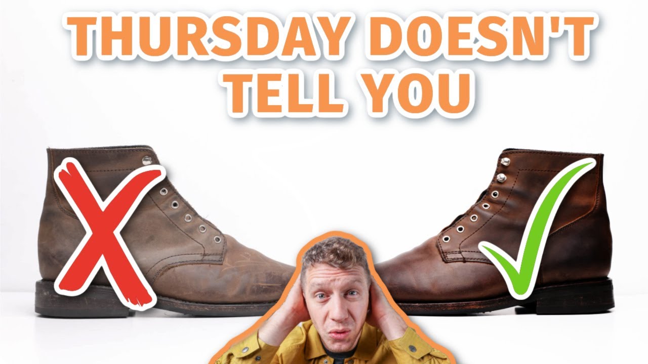 Полное руководство по уходу за ботинками в четверг | Прочные и эластичные, хромированные, замшевы...
