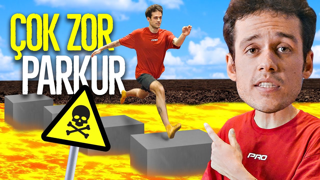 ÇOK ZOR PARKUR TIRMANMA YARIŞMASI!