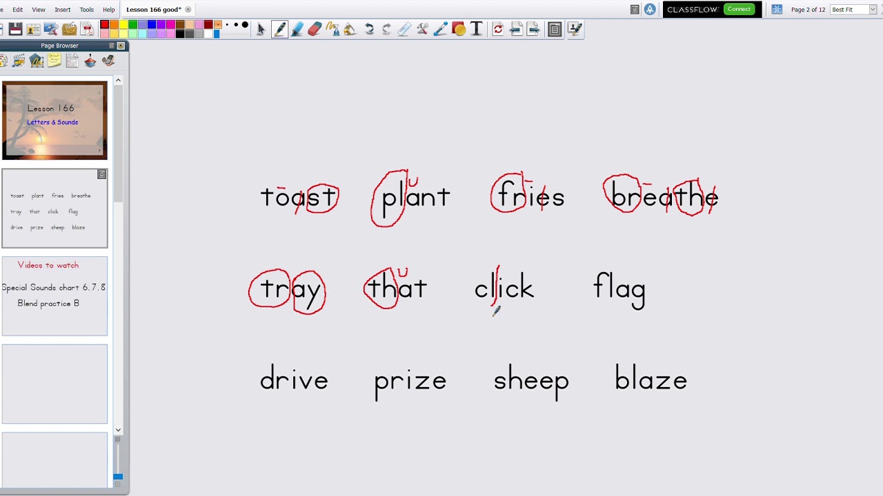 Kindergarten Letters & Sounds lesson 166