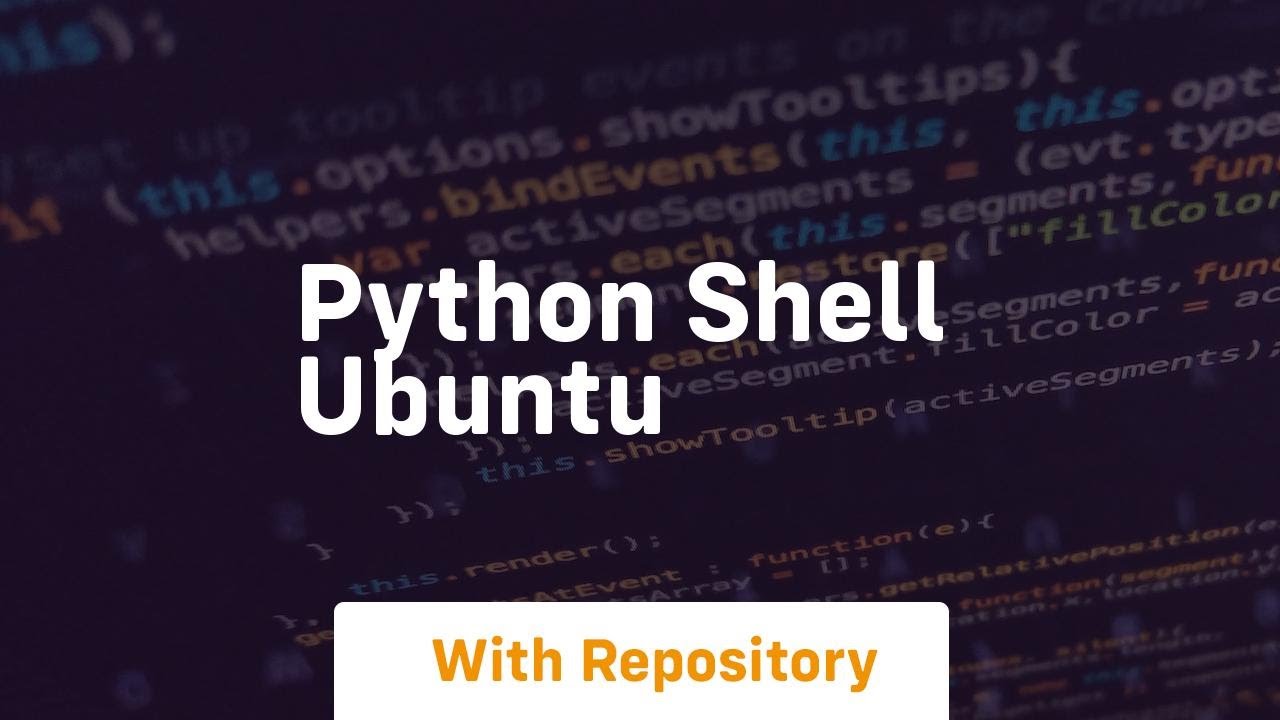 python shell ubuntu