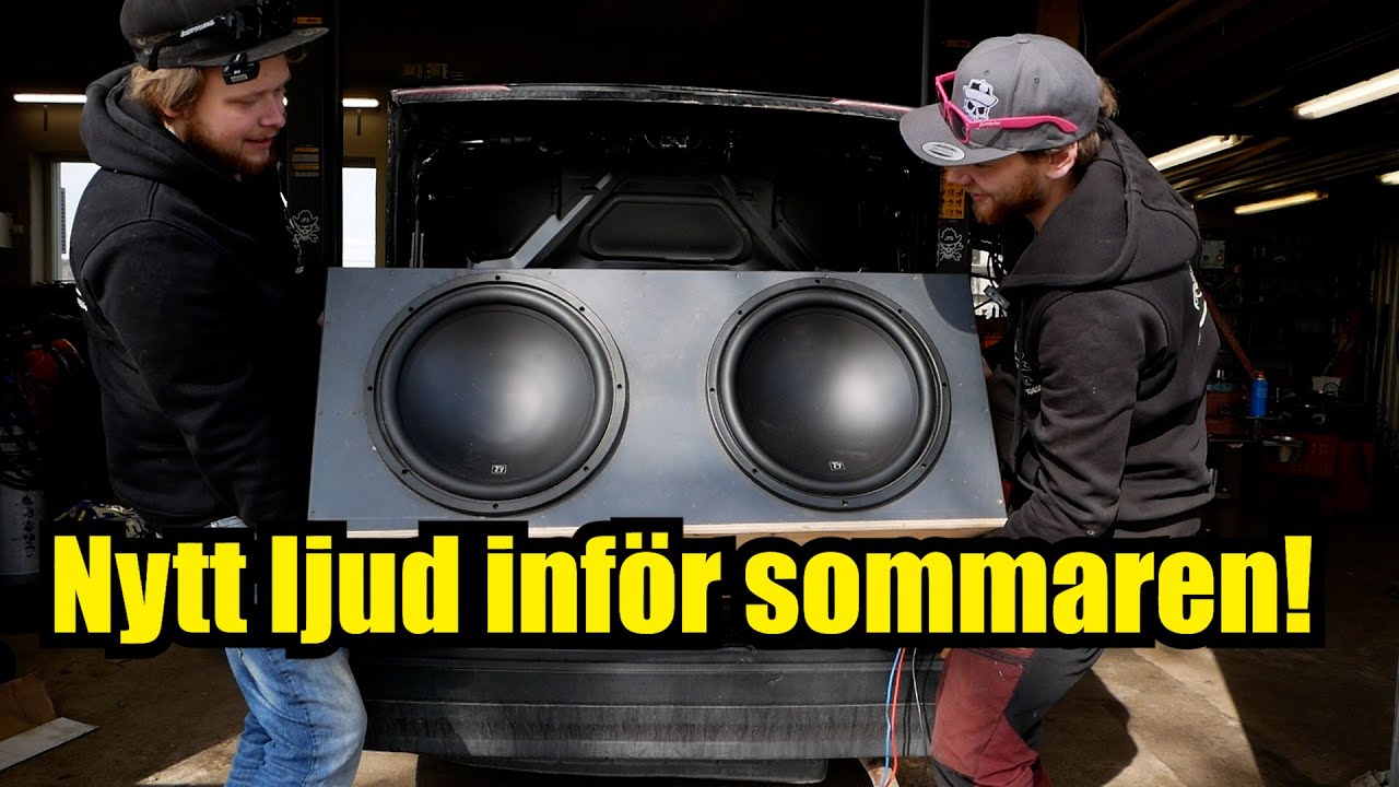 Uppgraderar våran Limousine inför sommaren! (nya 15tum basar)