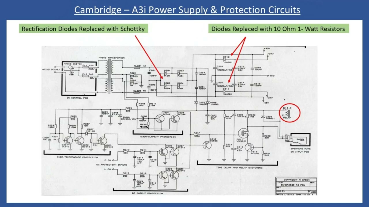 Ремонт усилителя Cambridge A3i (с аудиоинструкцией)