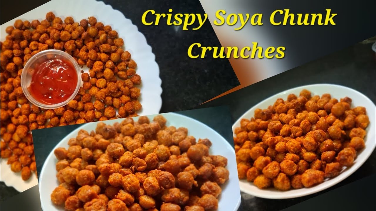 Crispy Soya Chunk Crunches | High Protein Healthy Snack Recipe