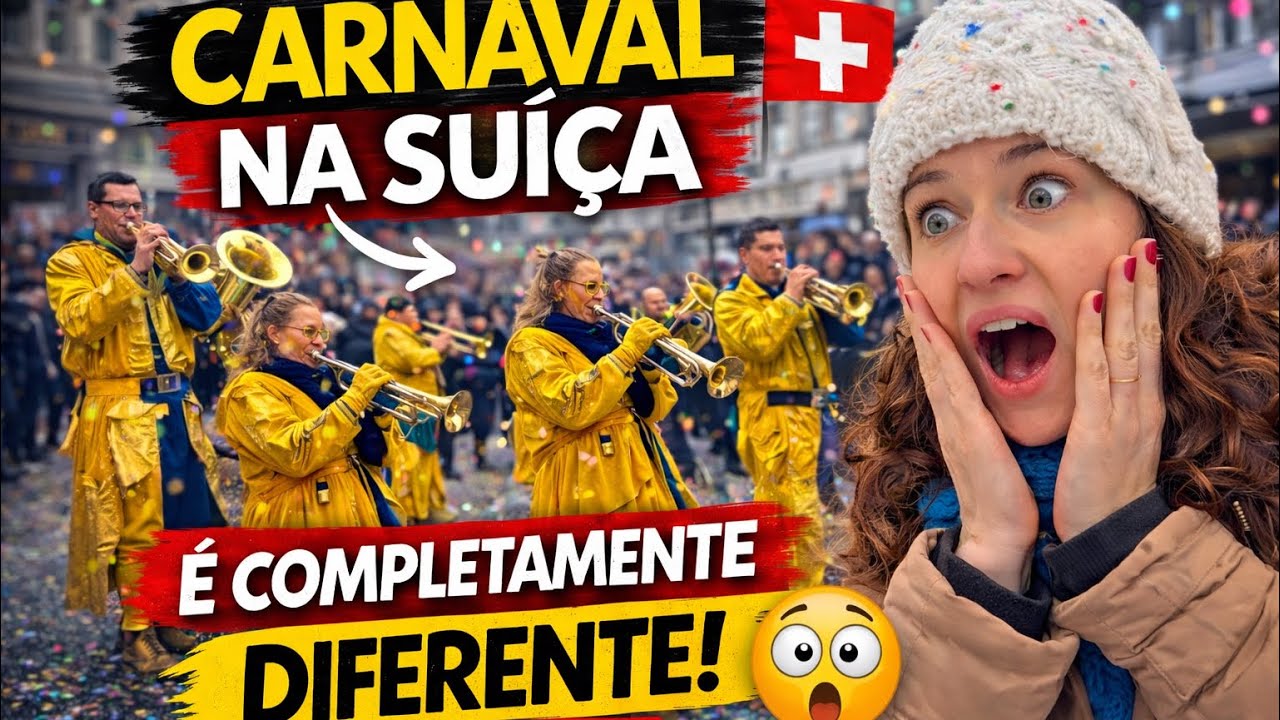 Fasnacht em St. Gallen 🇨🇭 Como é o Carnaval na Suíça? (Cultura Suíça na prática)