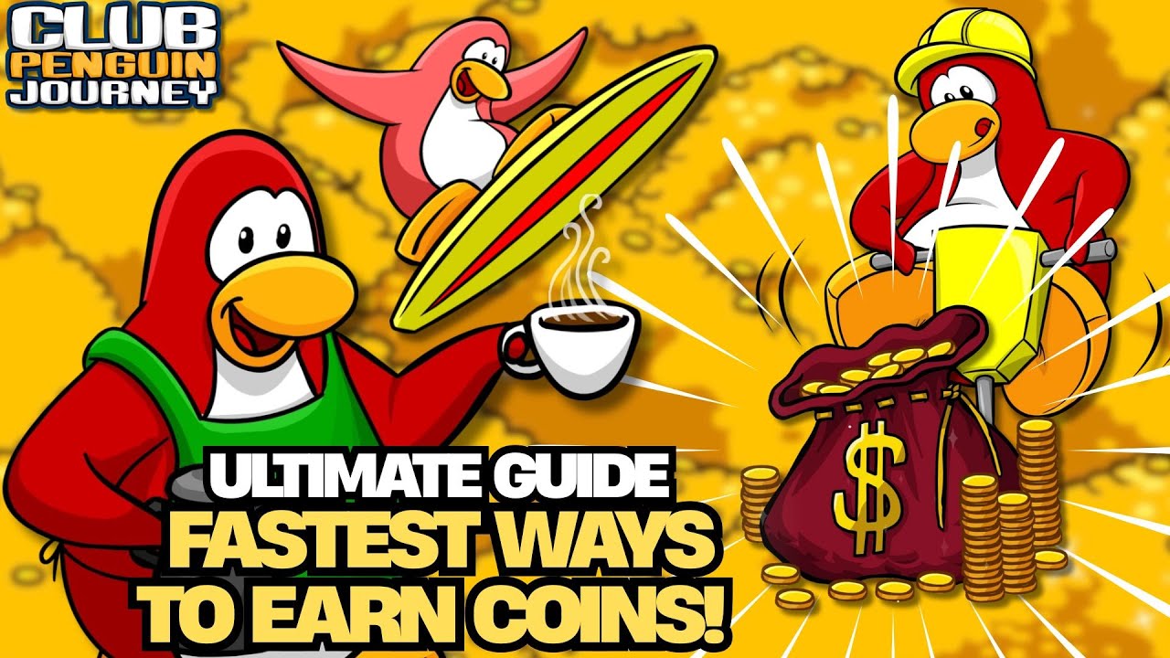 ПОЛНОЕ РУКОВОДСТВО ПО ФЕРМУ МОНЕТ! ПОЛУЧАЙТЕ МОНЕТЫ БЫСТРО 💰 | Club Penguin Journey