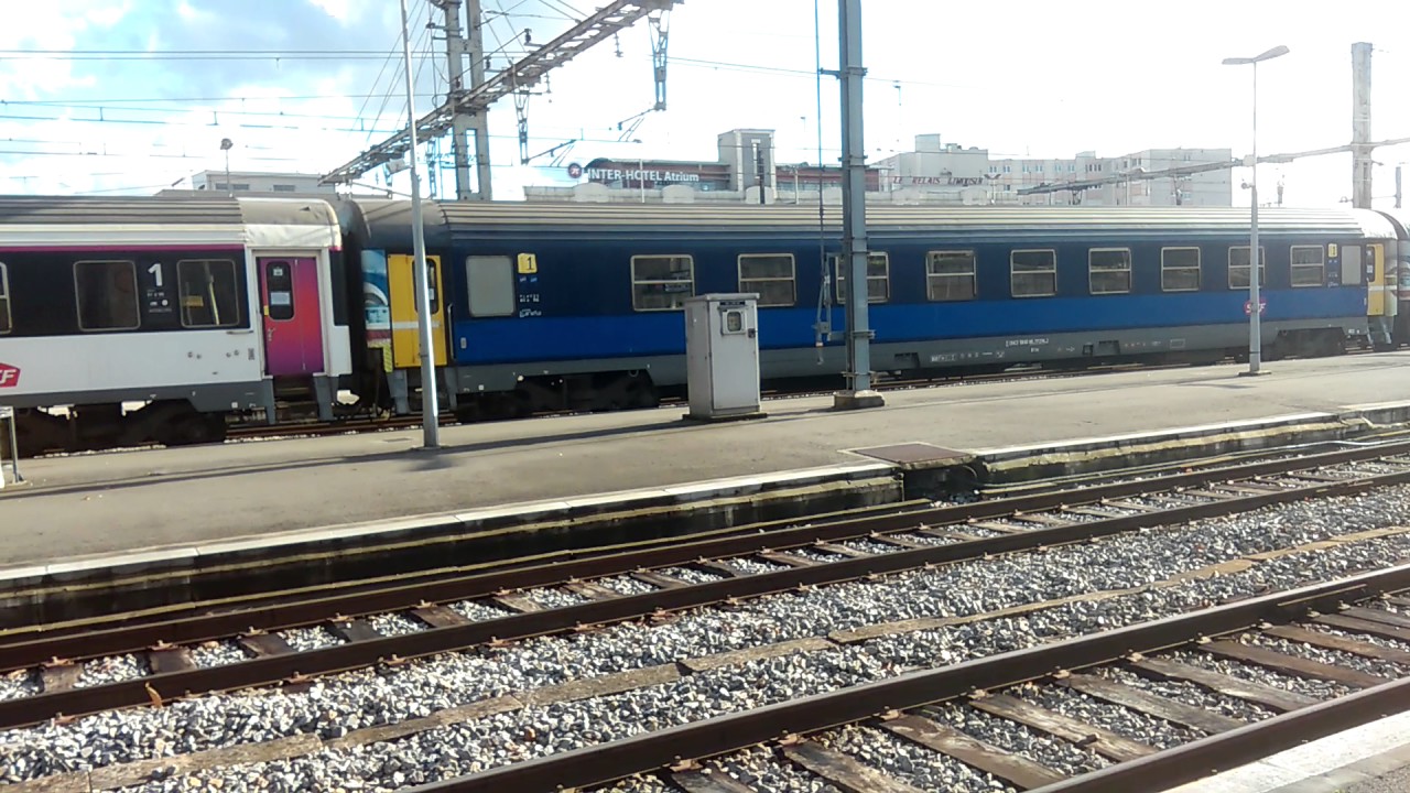 Les intercités en gare de Limoges bénédictin