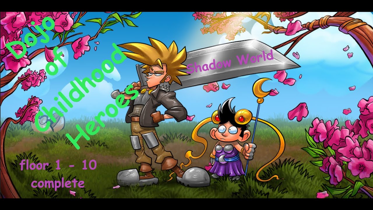 Shakes & Fidget - Dojo of Childhood Heroes - Shadow World - complete new dungeon and achievement