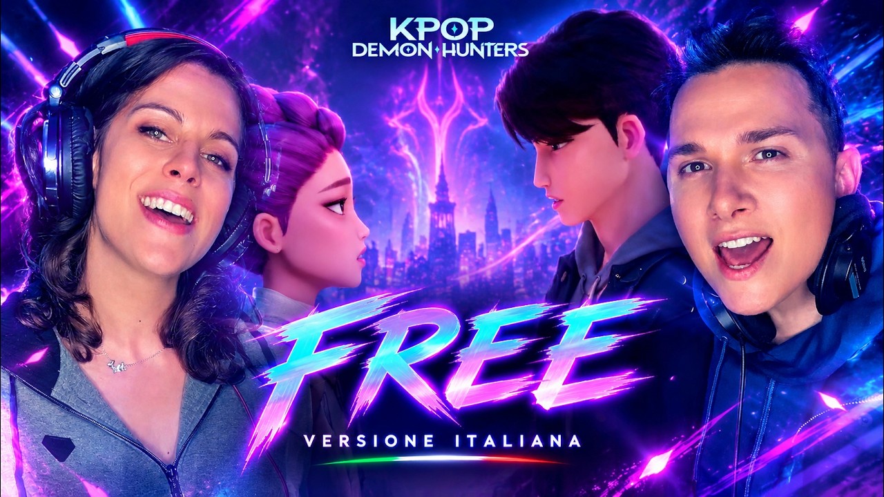 FREE - K-Pop Demon Hunters 🇮🇹 ITALIAN VERSION COVER 🇮🇹 Stefano Bersola & Thymeka