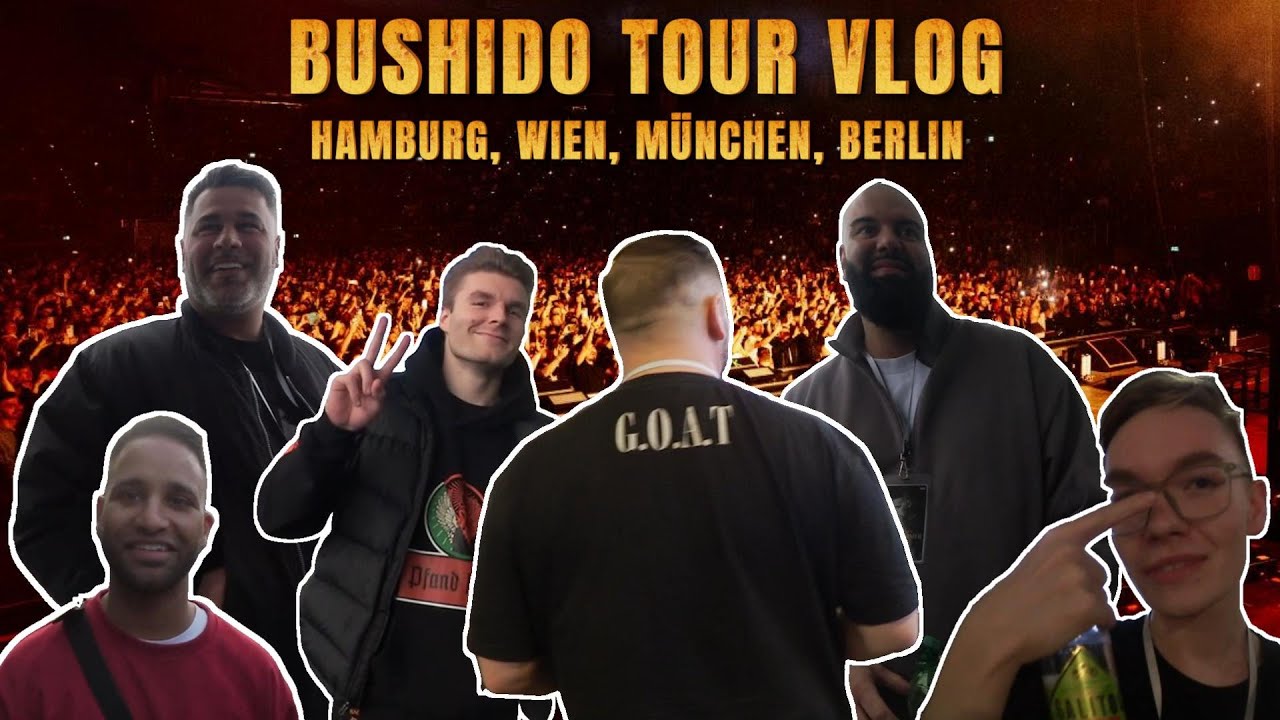 XXL BUSHIDO Tour Vlog ❌ Von HAMBURG bis WIEN über MÜNCHEN & BERLIN ❌ König für Immer Vlog #5