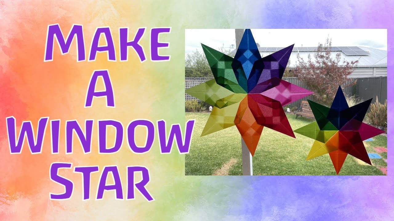 How To Make Waldorf Window Stars