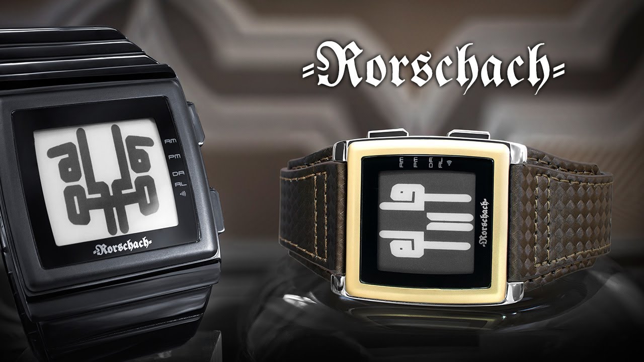 Kisai Rorschach ePaper Watch Design from Tokyoflash Japan