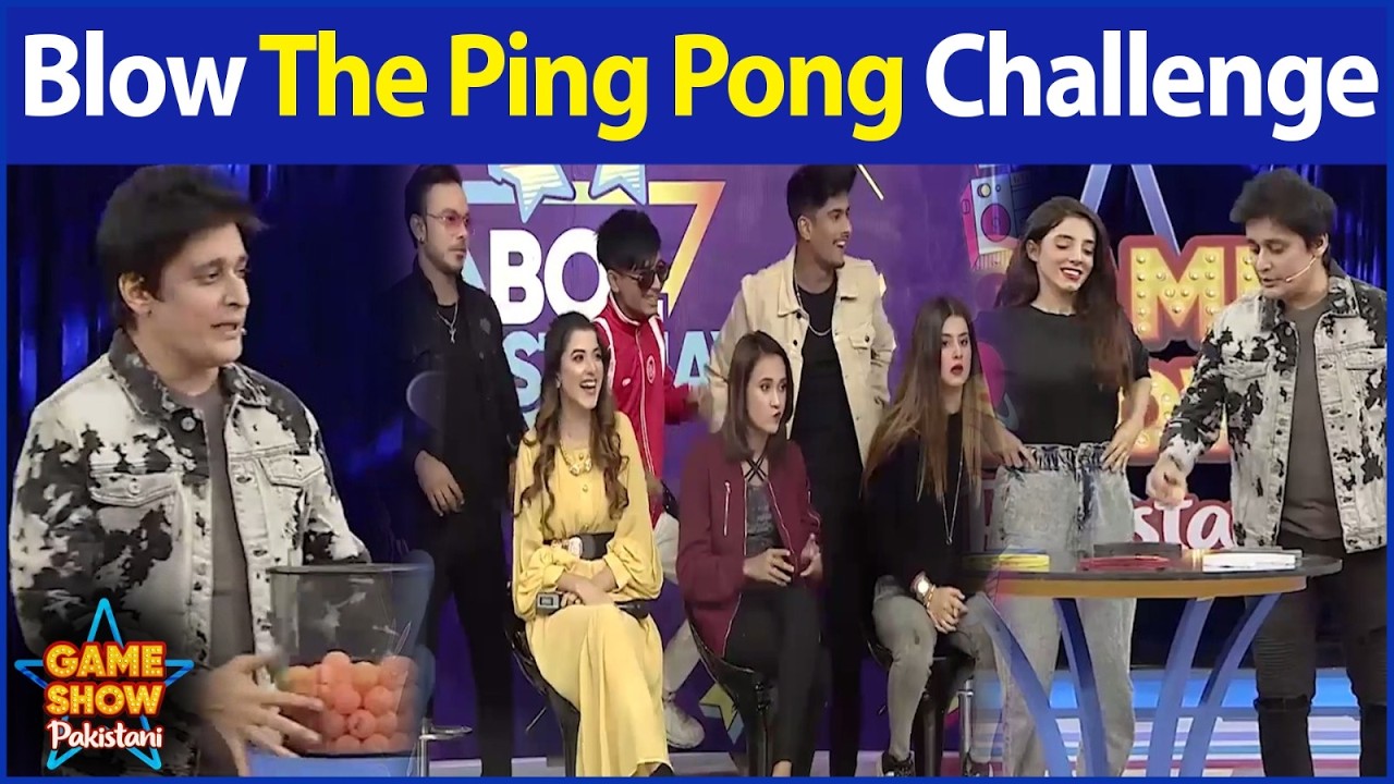 Blow The Ping Pong Challenge | Sahir Lodhi | Game Show Pakistani | BOL Entertainment