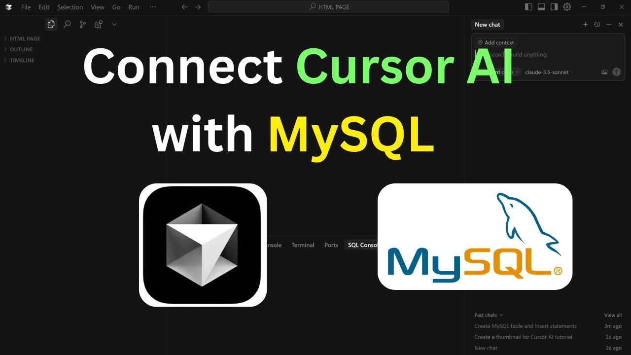 How to Connect Cursor AI With MySQL Database | Run SQL Queries