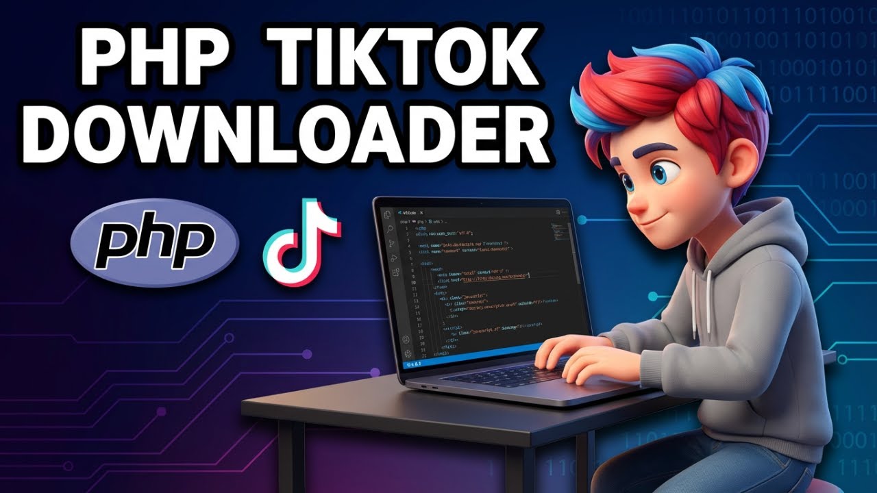 PHP Script to Build TikTok Video Downloader Web App in Browser Using HTML & Javascript