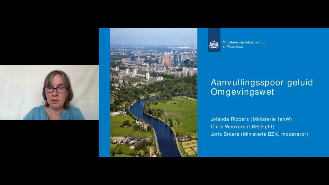 Webinar Aanvullingsspoor geluid Omgevingswet