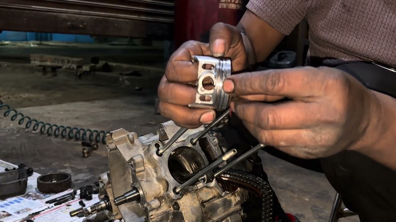 Xl 100cc fully engine repair #shorts #sk motors #agouta..