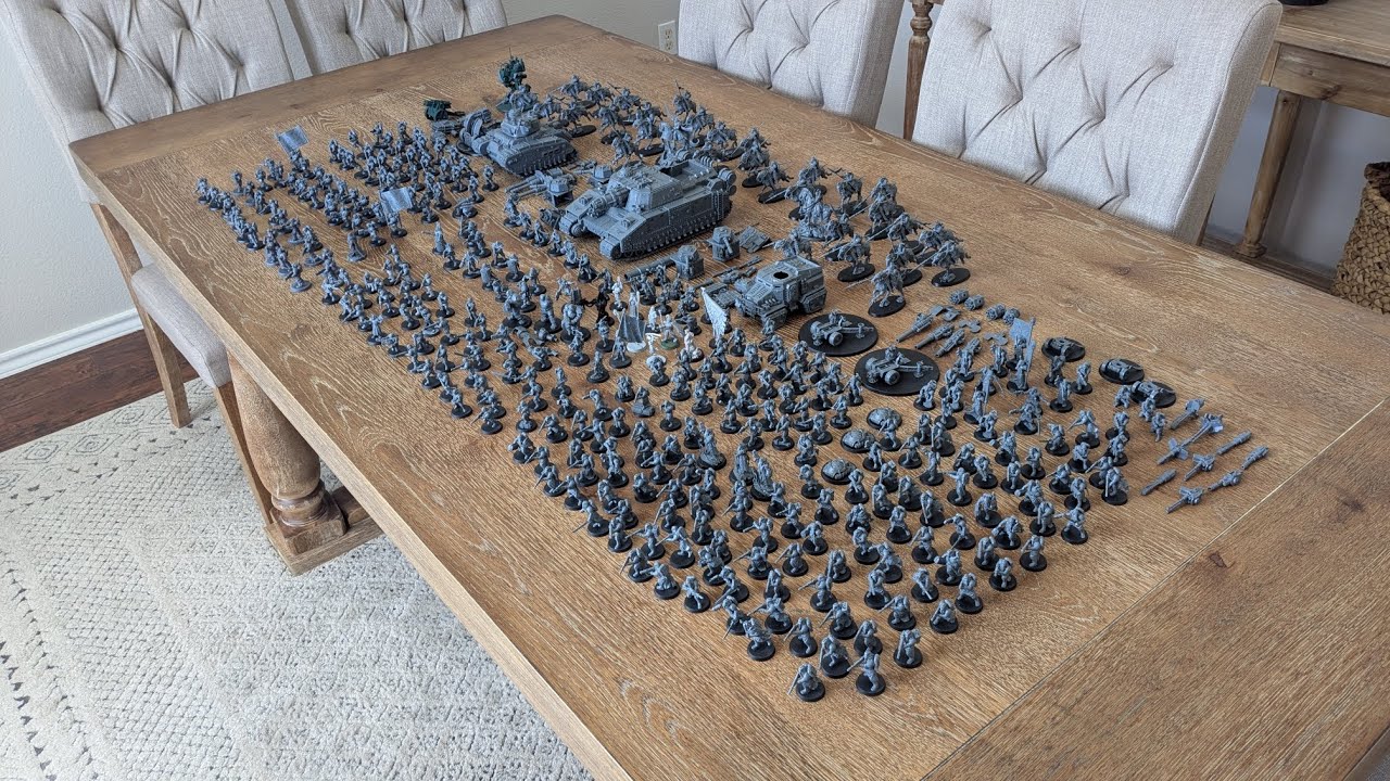 381 Imperial Guard Models Built in 4 Months