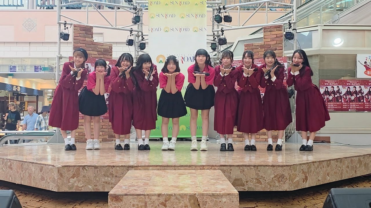 青森市観光大使GMU 恋火とROMANCEリリースイベント 2025/09/15 1回目　サンロード青森