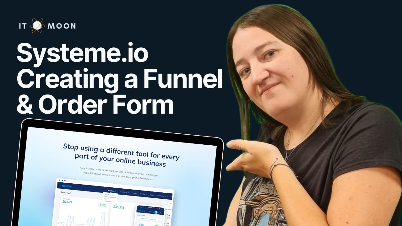 Systeme.io Creating a Funnel  & Order Form✨ Step by Step Tutorial