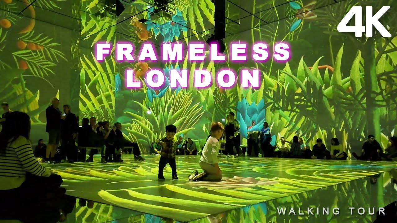 Frameless London: Immersive Art Experience Full Tour in 4K | Silent Journey