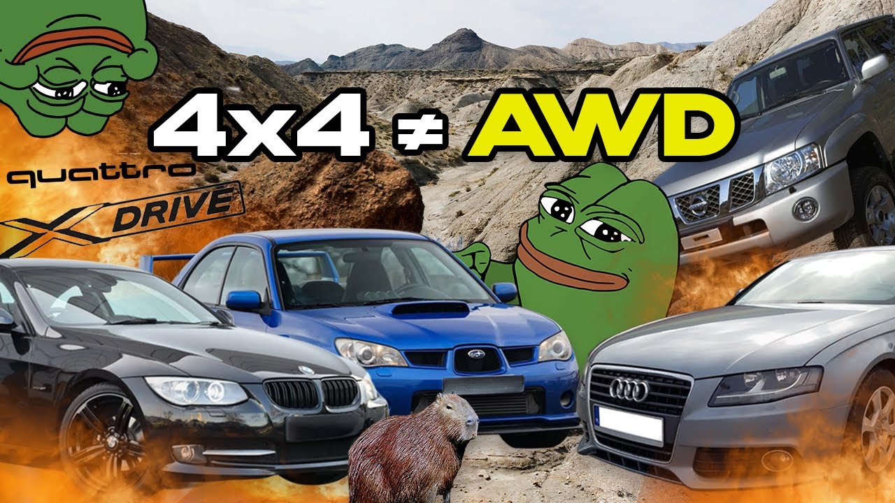 4x4 i AWD to NIE to SAMO. Wszyscy je MYLĄ! 🔥