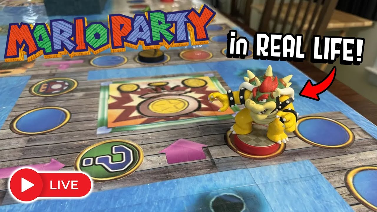 Mario Party In REAL LIFE! (Full Stream) | Shell Live
