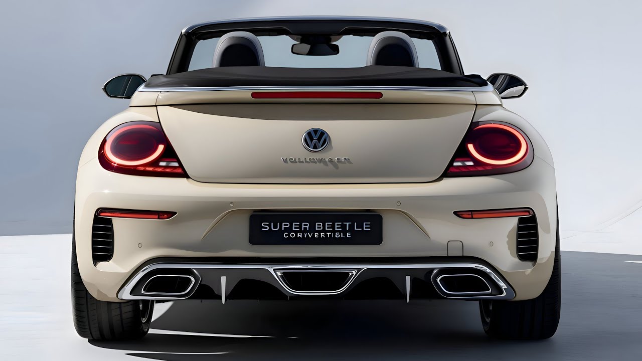 Volkswagen Super Beetle Convertible 2025 года: возрождение классики в современном исполнении!