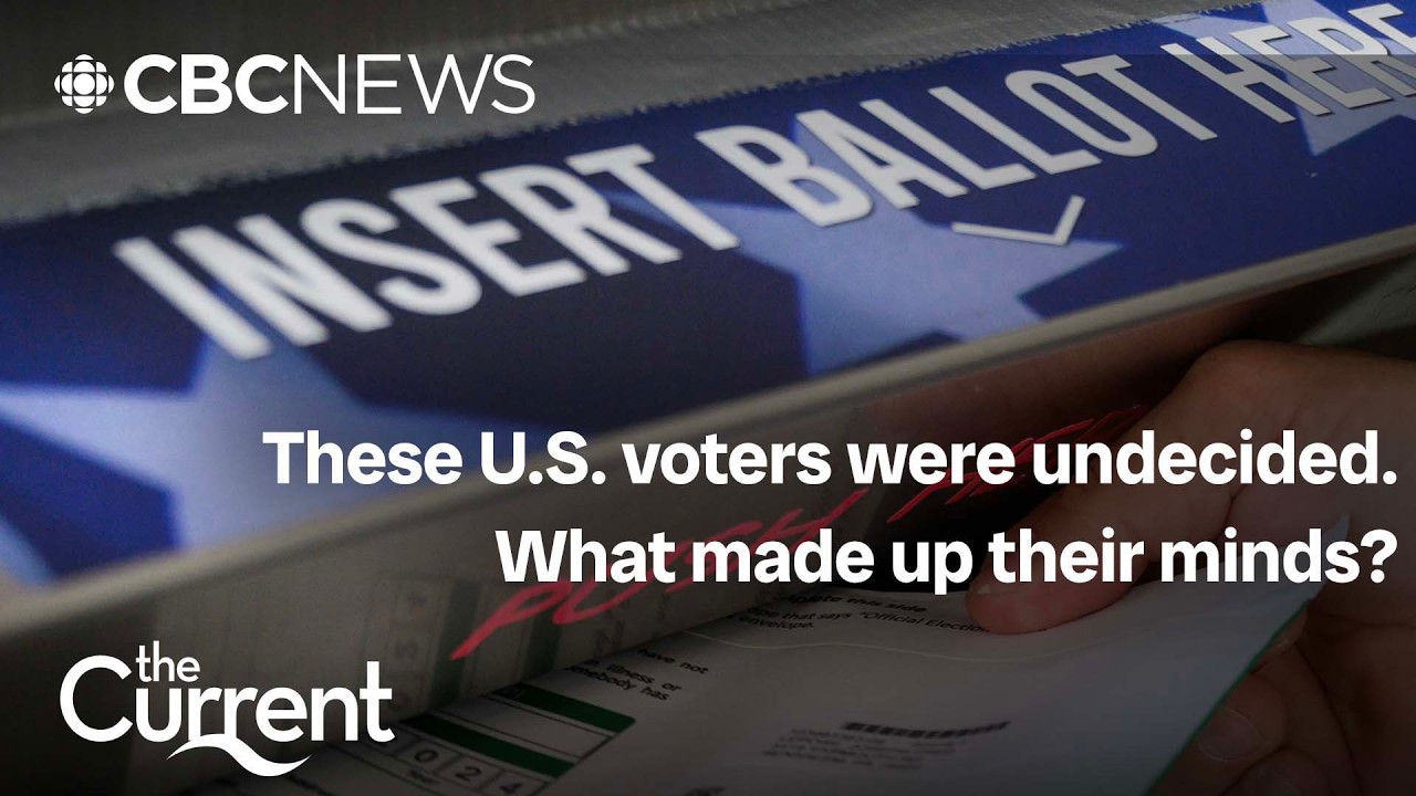 These U.S. voters were undecided. What made up their minds? | The Current