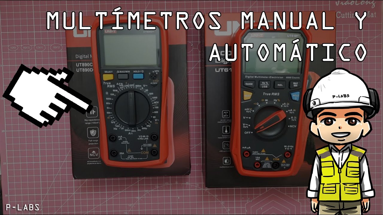 Multimetro Manual vs Multimetro Automatico diferencias  #PLABS