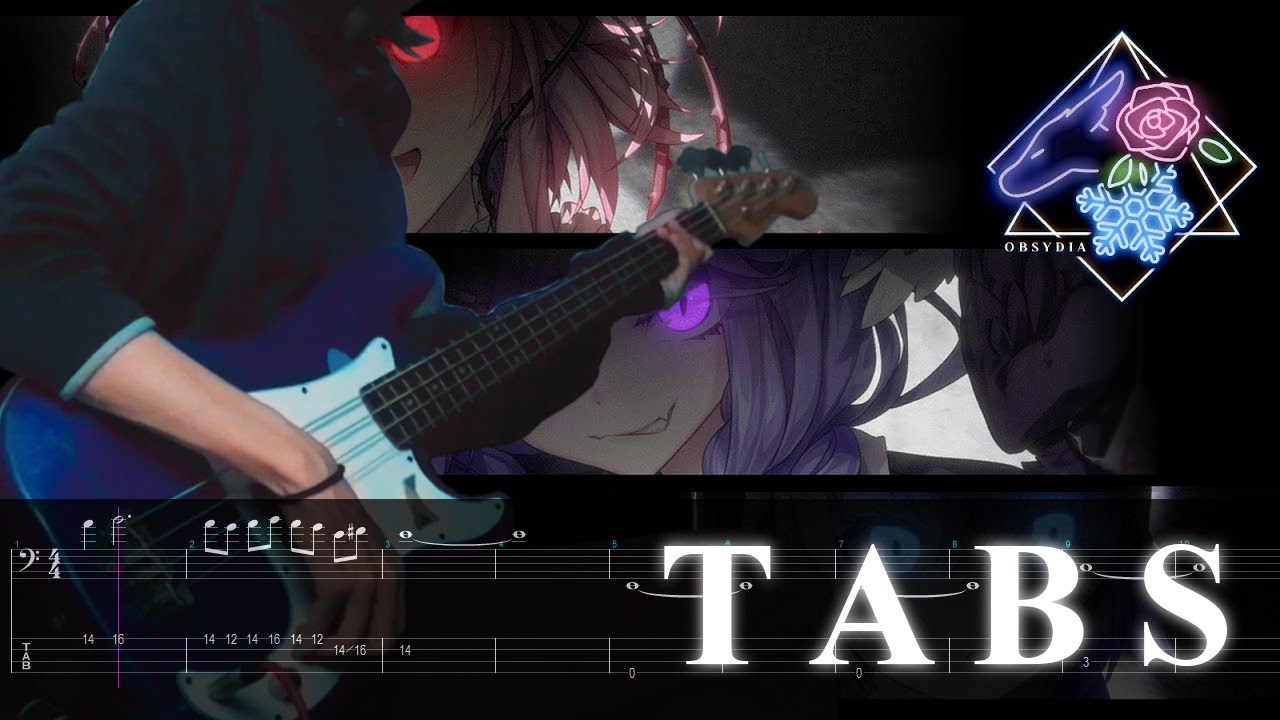 【TABS】Obsydia -「Blackout」Bass Cover ベースで弾いてみた