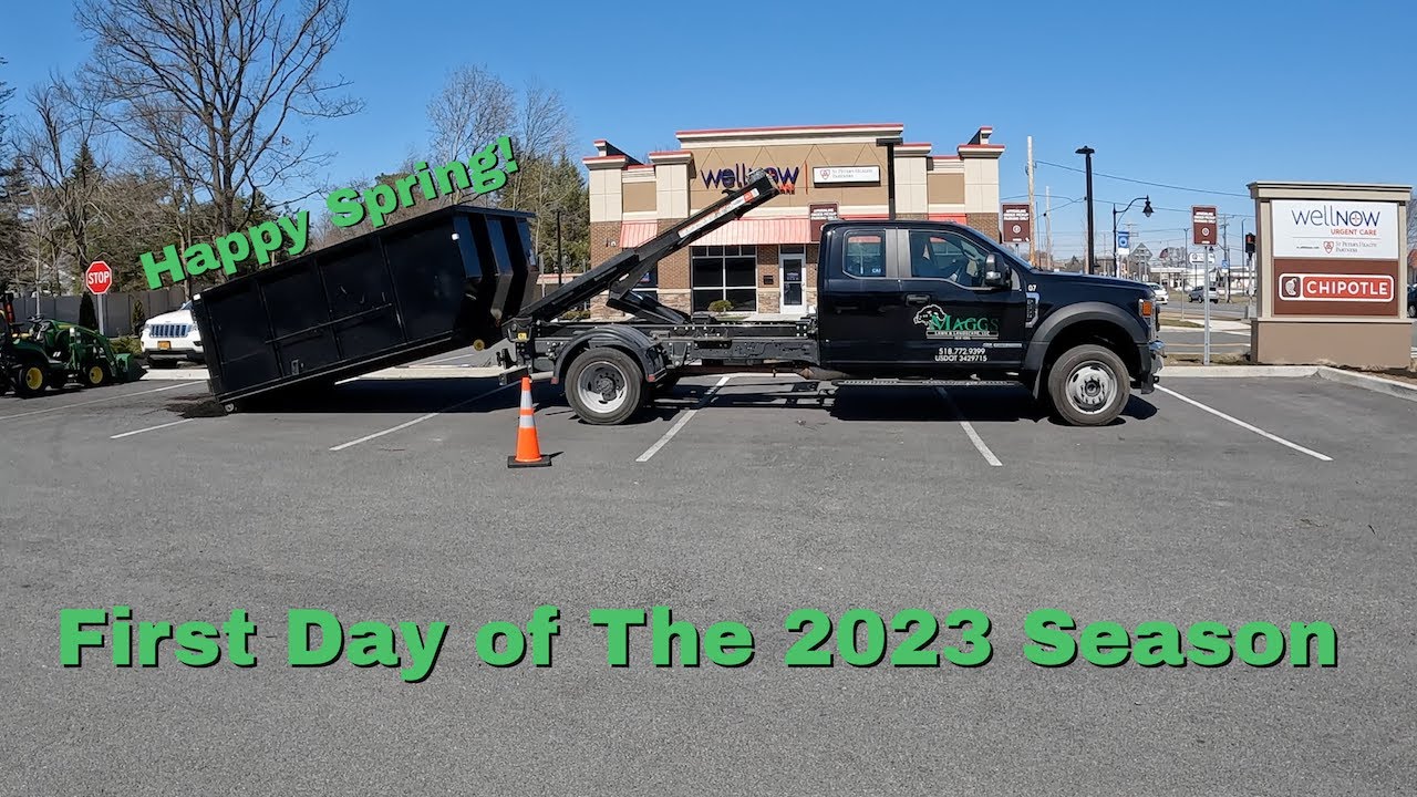 First Day of The 2023 Landscape Season!- Commercial Property Maintenance
