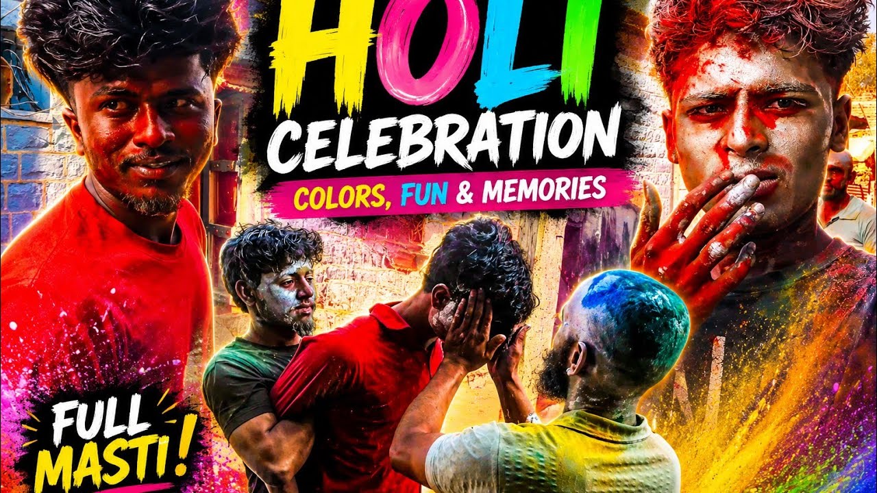 Holi celebration 2026 | aadya vlog |